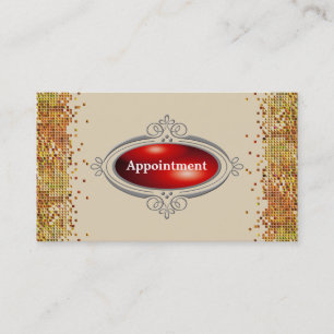 Sequin Elegant Appointment  Template Card