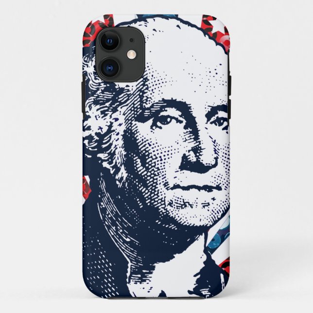 sequin george washington Case-Mate iPhone case (Back)