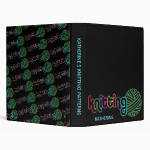 Sequin Glow Knitting Binder