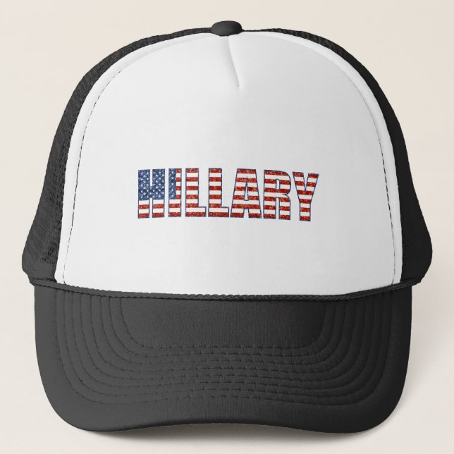 sequin hillary trucker hat (Front)