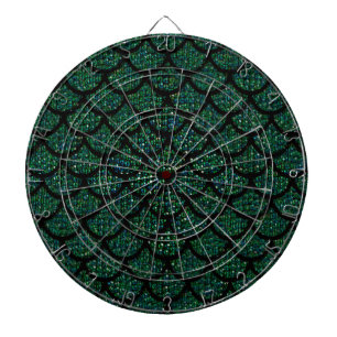 sequin mermaid dartboard