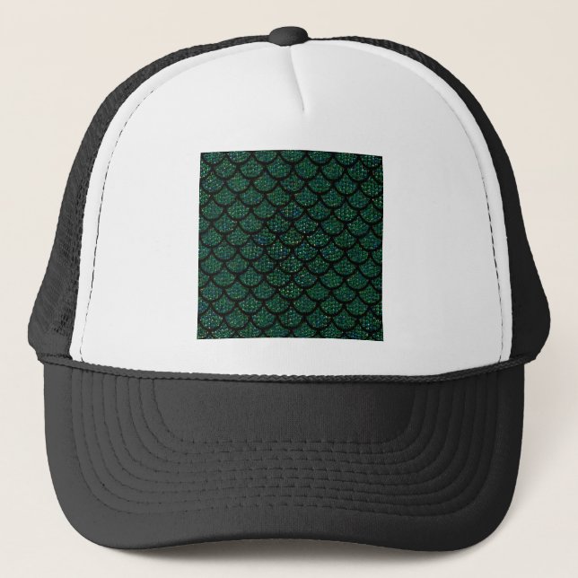 sequin mermaid trucker hat (Front)