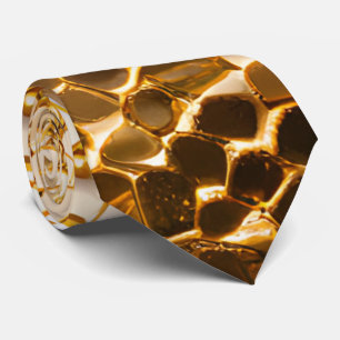Séquin Or Sparkine Cravate Élégante cravate Or