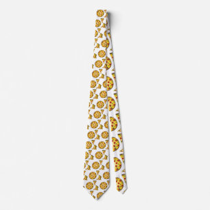 sequin pizza tie