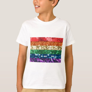 sequin pride flag T-Shirt