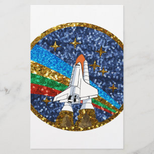 sequin space ship