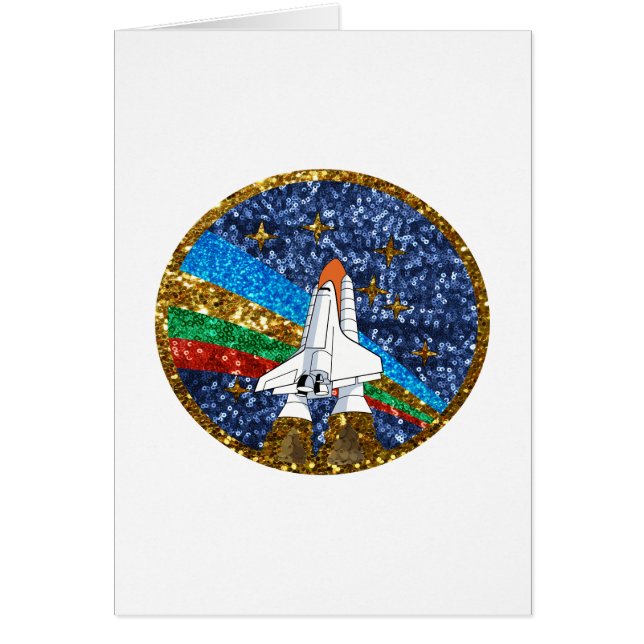 sequin space ship (Front)