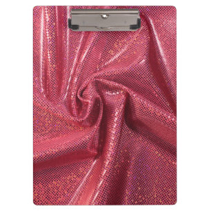 Sequin sparkle glitter look red pink clipboard