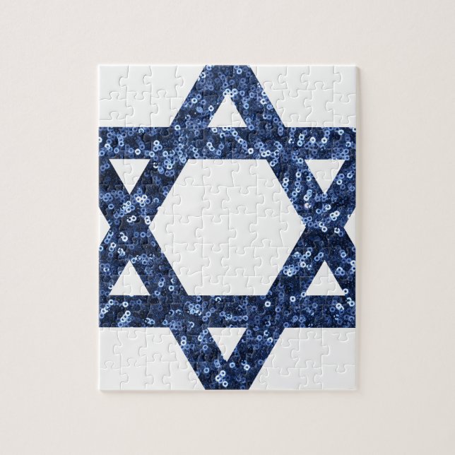 sequin star of david jigsaw puzzle (Vertical)
