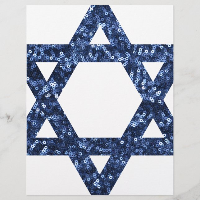 sequin star of david letterhead (Front)