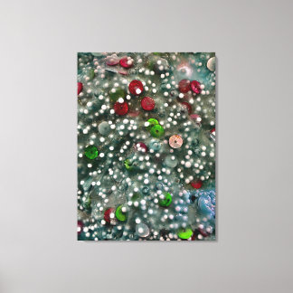 Sequins and Slime Wall Arr Canvas Print