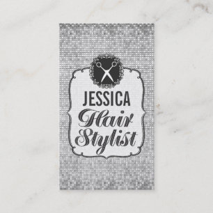 Séquins Argent Sparkle Hair Styliste Rendez-vous
