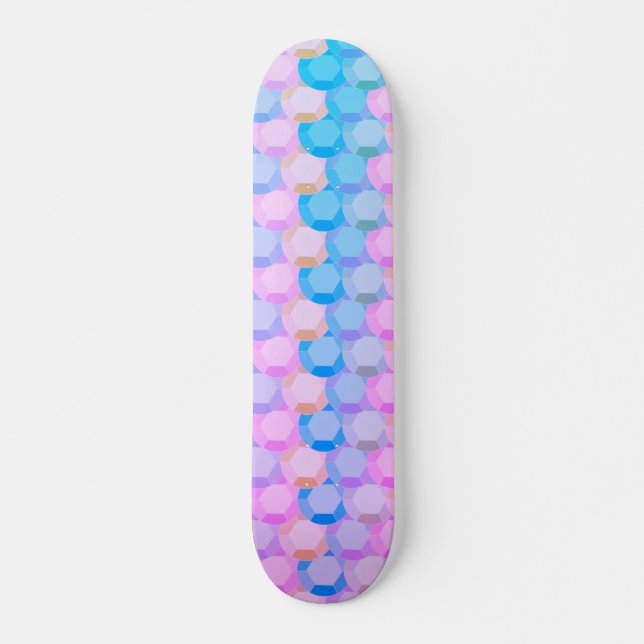 Séquins colorés Skateboard (Devant)