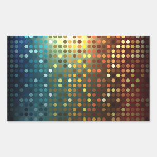 Sequins Rectangular Stickers