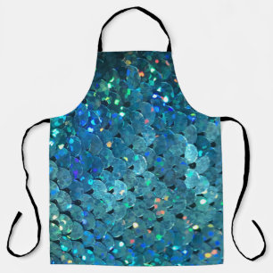 Sequins Sparkle: Macro Abstract Background Apron