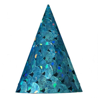 Sequins Sparkle: Macro Abstract Background Party Hat