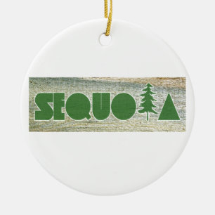 Sequoia Ceramic Ornament