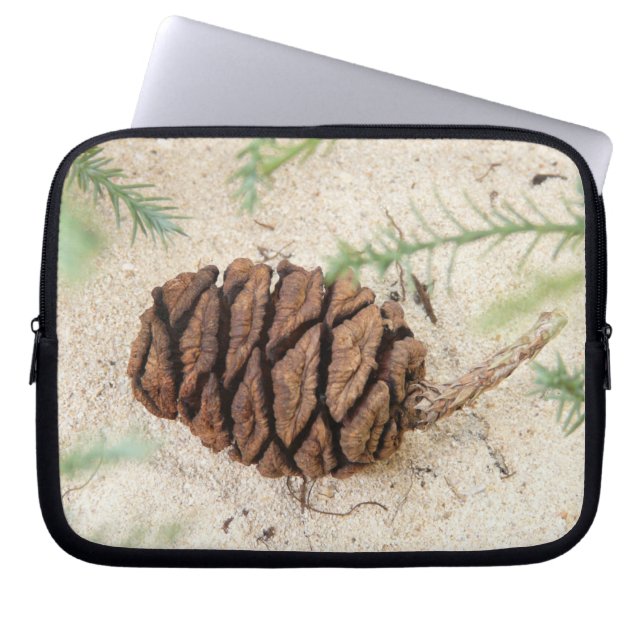 Sequoia Cone Laptop Sleeve (Front)