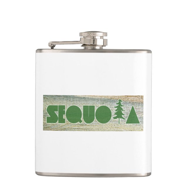 Sequoia Hip Flask (Front)