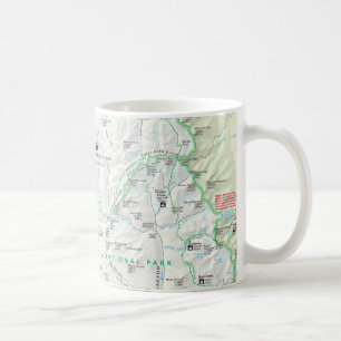 Sequoia/Kings Canyon map mug