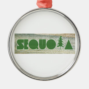 Sequoia Metal Ornament