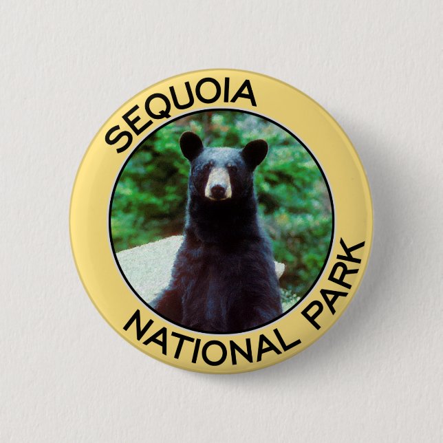 Sequoia National Park 2 Inch Round Button (Front)
