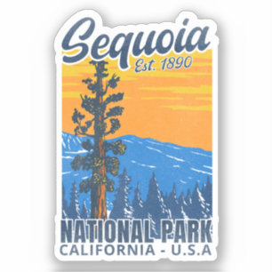 Sequoia National Park CA Instituted 1890
