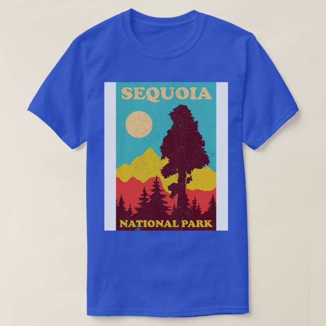 Sequoia National Park California T-Shirt (Design Front)