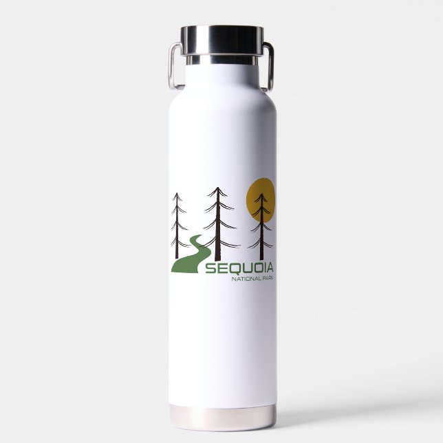 Sequoia National Park California Trail Water Bottle (Front)