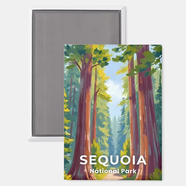 Sequoia National Park | California Travel Magnet (Front/Back)