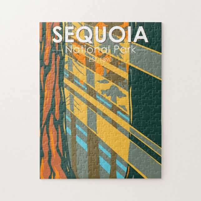 Sequoia National Park Giant Sequoia Trees  Jigsaw Puzzle (Vertical)