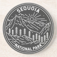 Sequoia National Park Giant Sequoia Trees Monoline
