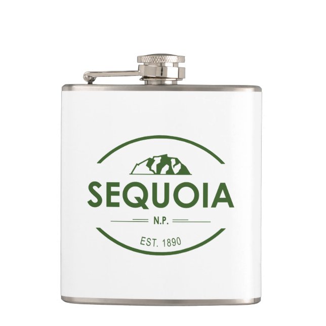 Sequoia National Park Hip Flask (Front)