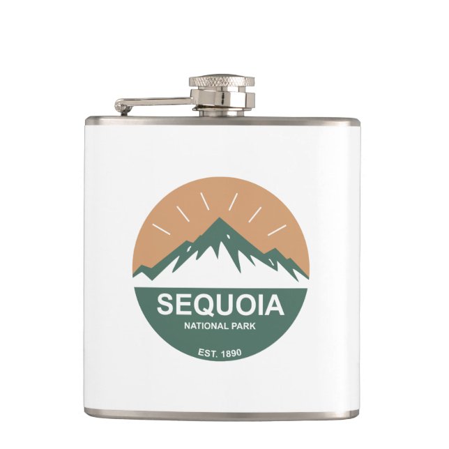 Sequoia National Park Hip Flask (Front)