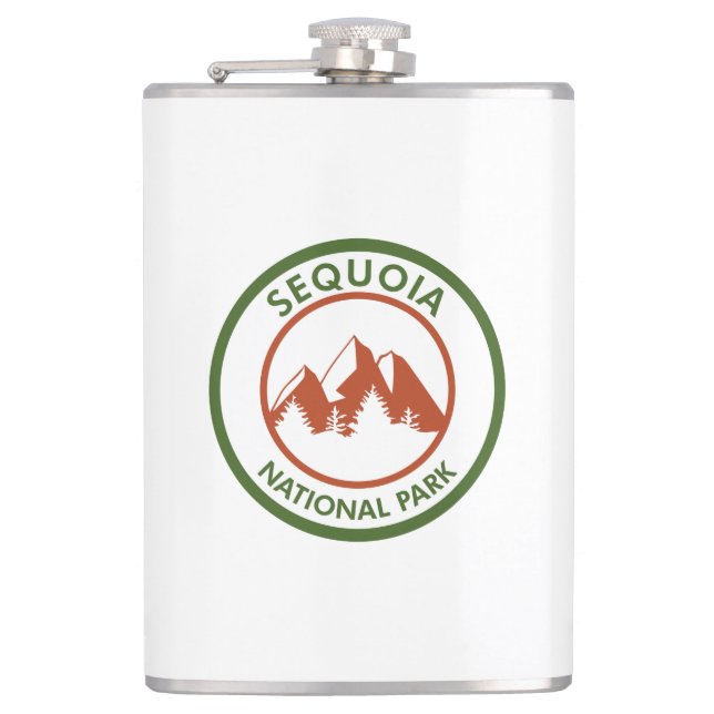 Sequoia National Park Hip Flask (Front)