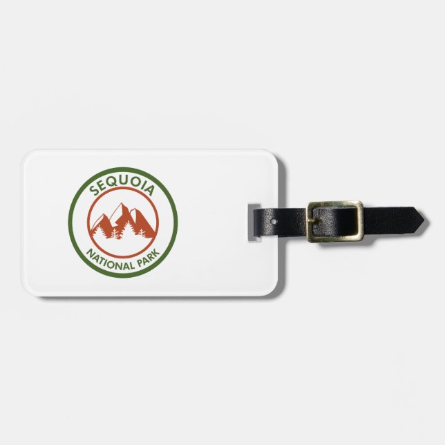 Sequoia National Park Luggage Tag (Front Horizontal)