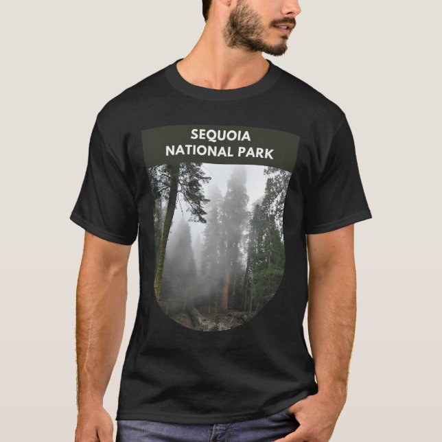 Sequoia National Park - Misty Spring  T-Shirt (Front)