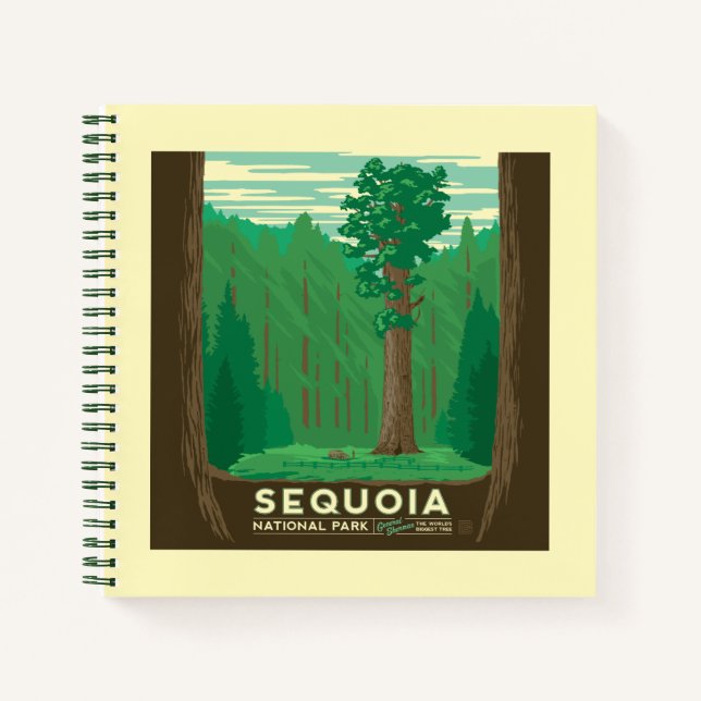 Sequoia National Park Notebook (Front)