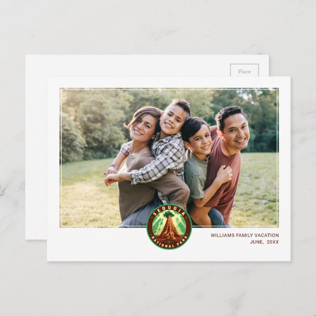 Sequoia National Park Postcard (Front/Back)