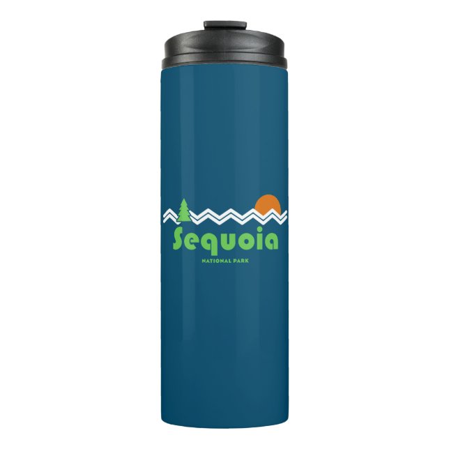 Sequoia National Park Retro Thermal Tumbler (Front)