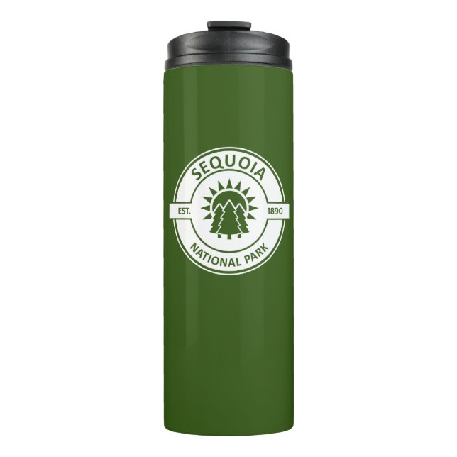 Sequoia National Park Sun Trees Thermal Tumbler (Front)