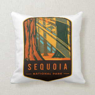 Sequoia National Park Throw Pillow