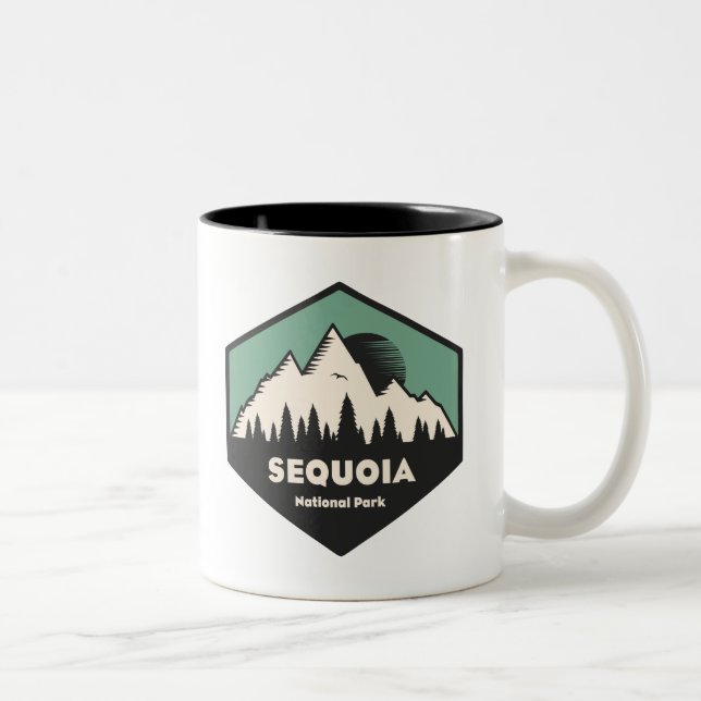 Sequoia National Park Two-Tone Coffee Mug (Right)