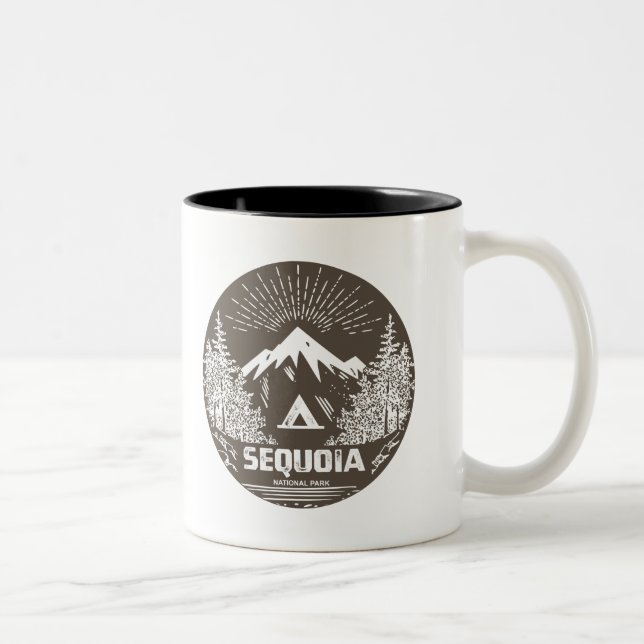 Sequoia National Park Two-Tone Coffee Mug (Right)