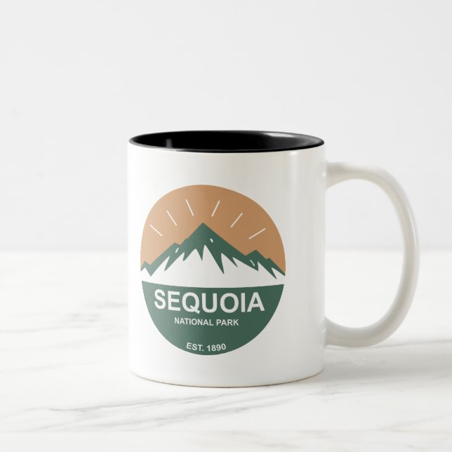 Sequoia National Park Two-Tone Coffee Mug (Right)