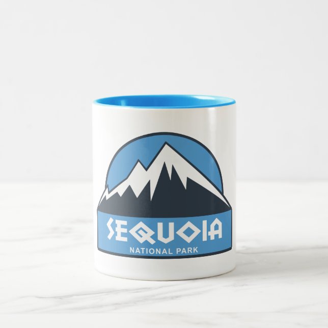 Sequoia National Park Two-Tone Coffee Mug (Center)