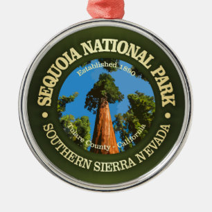 Sequoia NP2 Metal Ornament