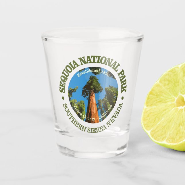 Sequoia NP2 Shot Glass (Front)