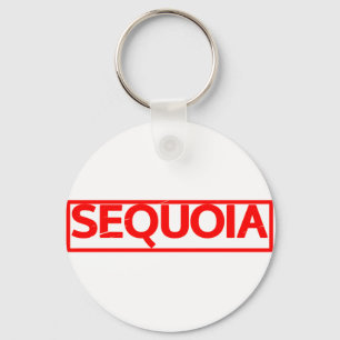 Sequoia Stamp Keychain