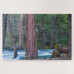 Sequoias & Merced River Yosemite National Park, CA Jigsaw Puzzle